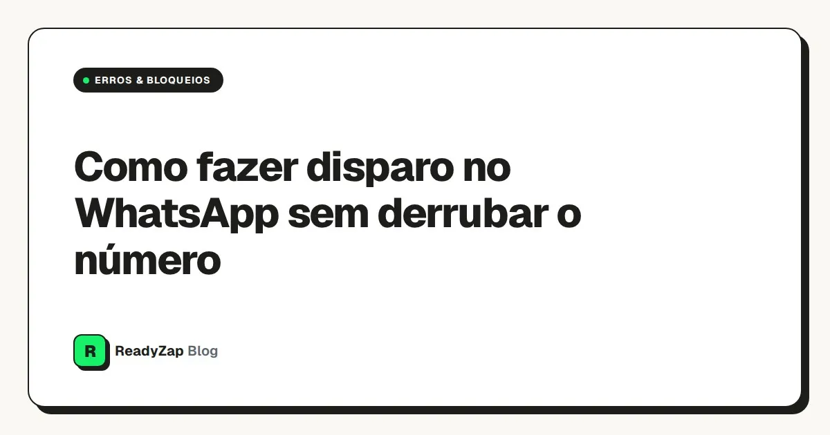 Capa do video Como fazer 1000 disparos no WhatsApp por dia sem bloqueio