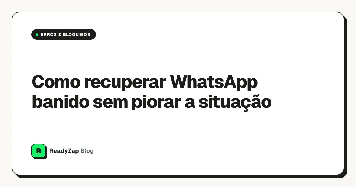 Capa do video WhatsApp banido