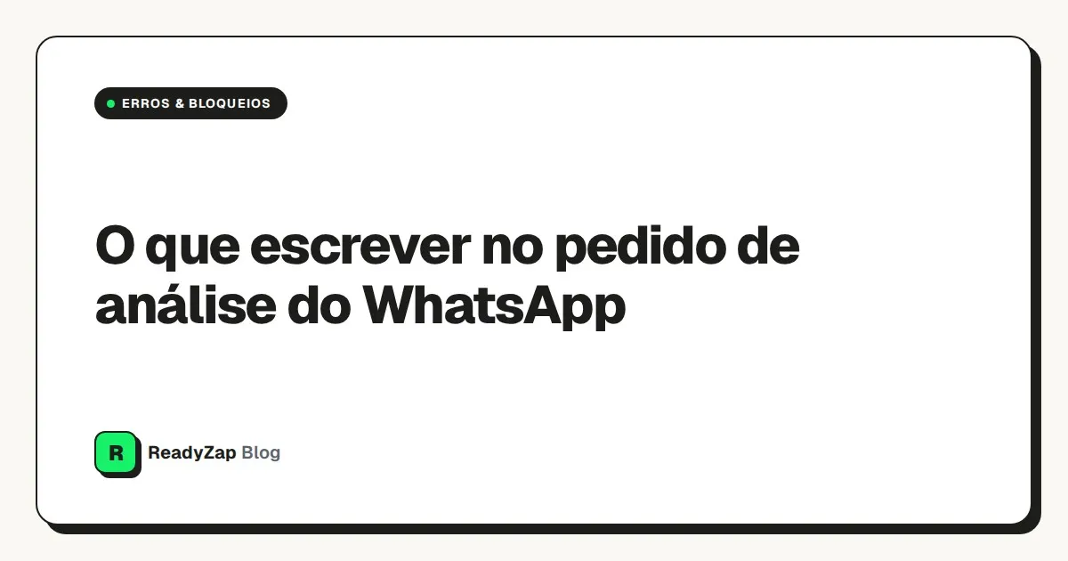 Capa de video relacionado sobre WhatsApp bloqueado