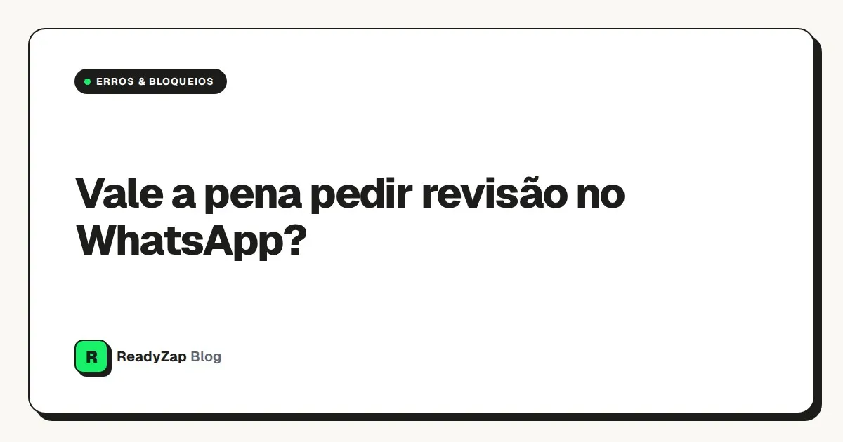 Capa de video relacionado sobre bloqueio no WhatsApp